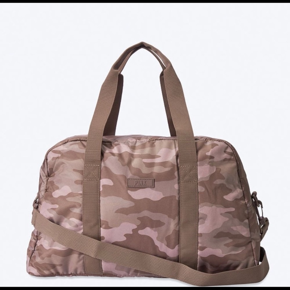 Camo print Victoria Secret Duffel Bag NWT!